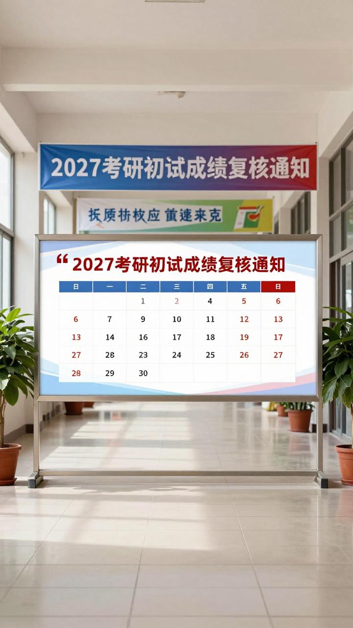 在职人员2027年考研考研初试成绩复核时间发布通知(图2)