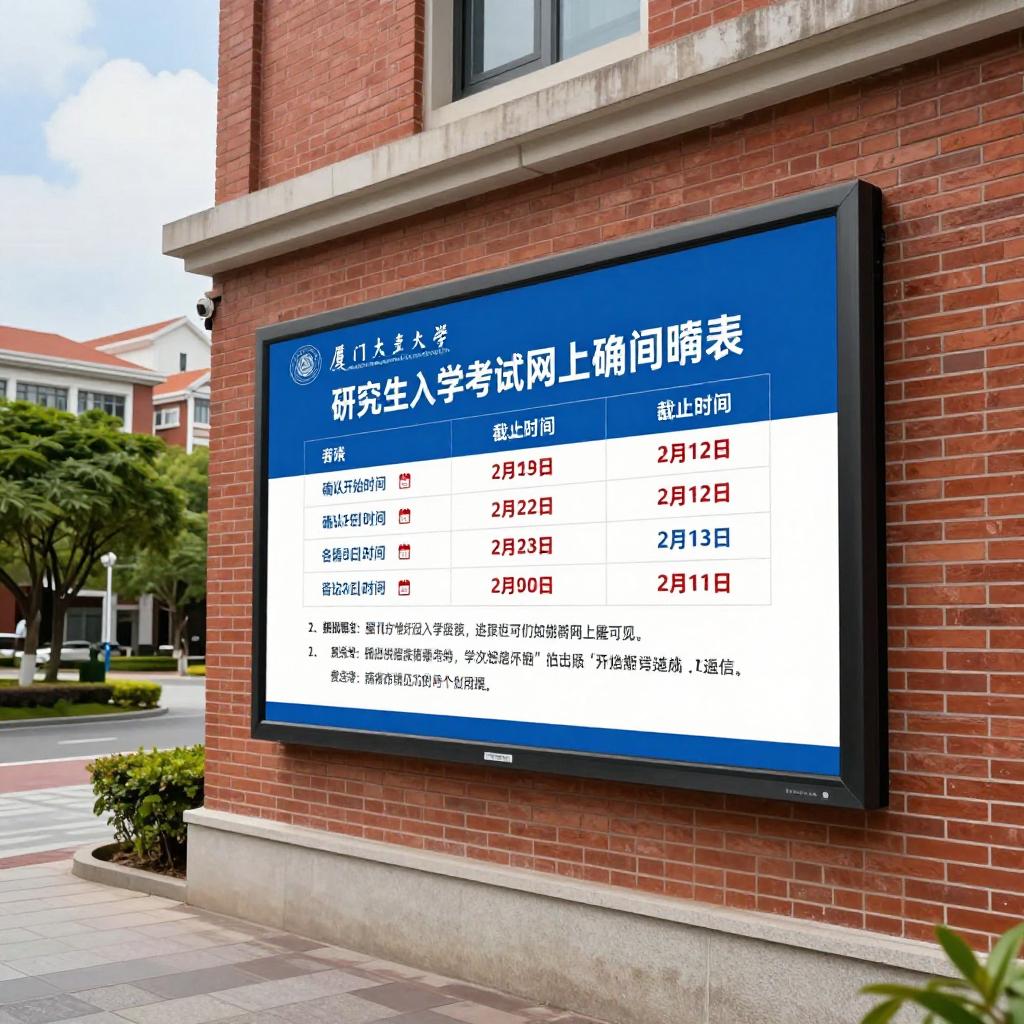 2027厦门大学考研网上确认关键信息与流程(图2)