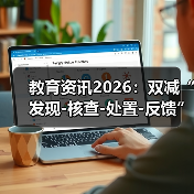 教育资讯2026：双减“发现-核查-处置-反馈”全链条监管，真能行？（图1）
