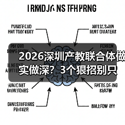 2026深圳产教联合体做实做深？3个狠招别只挂牌（图3）