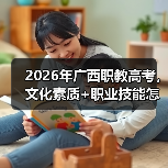2026年广西职教高考,文化素质+职业技能怎么评?别被忽悠了(图2) 2026年广西职教高考,文化素质+职业技能怎么评?别被忽悠了(图2)