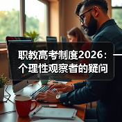 职教高考制度2026：一个理性观察者的疑问（图4）