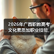 2026年广西职教高考：文化素质加职业技能，到底改变了什么（图3）