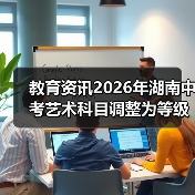 教育资讯2026年湖南中考艺术科目调整为等级呈现，别瞎焦虑