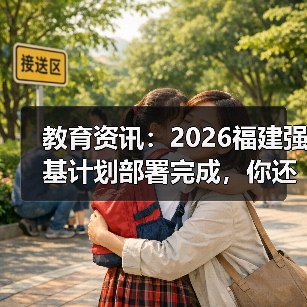 教育资讯：2026福建强基计划部署完成，你还傻等统招？（图3）