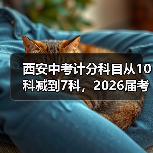 西安中考计分科目从10科减到7科，2026届考生该怎么应对？（图2）
