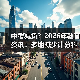 中考减负？2026年教育资讯：多地减少计分科目降低考试难度（图2）