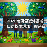 2026考研复试外语听力口语权重增加，你还在背模板？（图4）