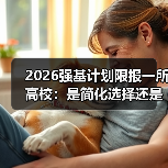 2026强基计划限报一所高校:是简化选择还是增加焦虑?(图1) 2026强基计划限报一所高校:是简化选择还是增加焦虑?(图1)