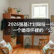 2026强基计划限报一所：一个值得怀疑的“公平实验”（图3）
