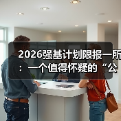 2026强基计划限报一所：一个值得怀疑的“公平实验”（图4）