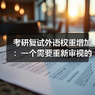 考研复试外语权重增加：一个需要重新审视的趋势（图2）