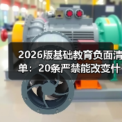 2026版基础教育负面清单：20条严禁能改变什么？（图3）