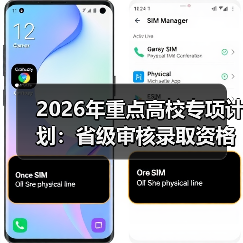 2026年重点高校专项计划:省级审核录取资格,效率还是新门槛?(图2) 2026年重点高校专项计划:省级审核录取资格,效率还是新门槛?(图2)