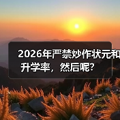 2026年严禁炒作状元和升学率，然后呢？（图4）