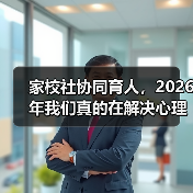 家校社协同育人，2026年我们真的在解决心理健康问题吗？