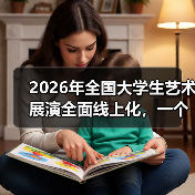 2026年全国大学生艺术展演全面线上化，一个值得琢磨的转向