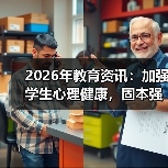2026年教育资讯：加强学生心理健康，固本强基与危机干预的实