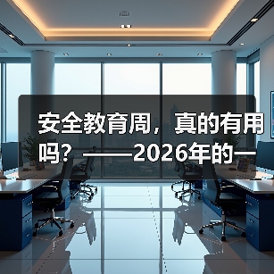 安全教育周，真的有用吗？——2026年的一个观察