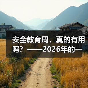 安全教育周，真的有用吗？——2026年的一个观察（图2）