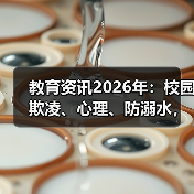 教育资讯2026年：校园欺凌、心理、防溺水，别扯没用的