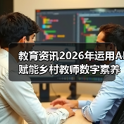 教育资讯2026年运用AI赋能乡村教师数字素养提升：一个失败