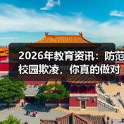 2026年教育资讯：防范校园欺凌，你真的做对了吗？（图3）