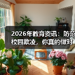 2026年教育资讯：防范校园欺凌，你真的做对了吗？