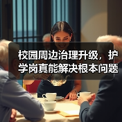 校园周边治理升级,护学岗真能解决根本问题吗?(图1) 校园周边治理升级,护学岗真能解决根本问题吗?(图1)