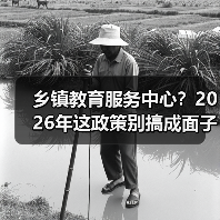 乡镇教育服务中心?2026年这政策别搞成面子工程(图1) 乡镇教育服务中心?2026年这政策别搞成面子工程(图1)