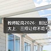 教师轮岗2026:别扯高大上,三招让你不吃亏(图3) 教师轮岗2026:别扯高大上,三招让你不吃亏(图3)