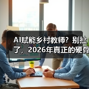 AI赋能乡村教师?别扯了,2026年真正的硬骨头在这里(图2) AI赋能乡村教师?别扯了,2026年真正的硬骨头在这里(图2)
