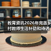 教育资讯2026年完善乡村教师生活补助和待遇保障措施:到底能涨多少?(图1) 教育资讯2026年完善乡村教师生活补助和待遇保障措施:到底能涨多少?(图1)