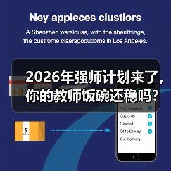 2026年强师计划来了,你的教师饭碗还稳吗?(图3) 2026年强师计划来了,你的教师饭碗还稳吗?(图3)