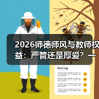 2026师德师风与教师权益：严管还是厚爱？一个老教师的实话（图3）