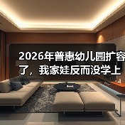 2026年普惠幼儿园扩容了,我家娃反而没学上?(图3) 2026年普惠幼儿园扩容了,我家娃反而没学上?(图3)