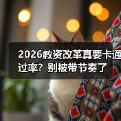 2026教资改革真要卡通过率？别被带节奏了（图3）