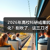 2026年高校科研成果转化？别吹了，这三刀才是真功夫（图2）
