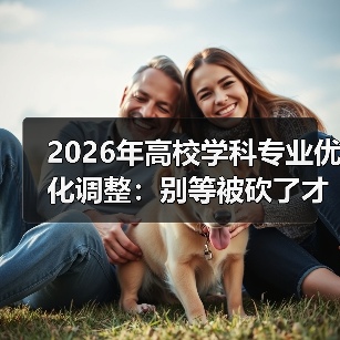 2026年高校学科专业优化调整:别等被砍了才醒(图3) 2026年高校学科专业优化调整:别等被砍了才醒(图3)
