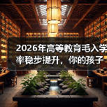 2026年高等教育毛入学率稳步提升，你的孩子还在焦虑什么？（图2）