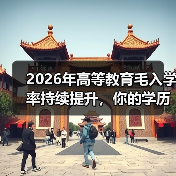 2026年高等教育毛入学率持续提升，你的学历还值钱吗？（图1）