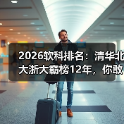 2026软科排名解读：选校避坑指南与实战策略的缩略图