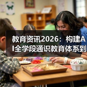 教育资讯2026:构建AI全学段通识教育体系到2030年,可能吗?(图1) 教育资讯2026:构建AI全学段通识教育体系到2030年,可能吗?(图1)