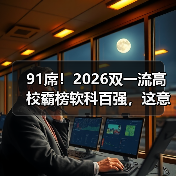 91席!2026双一流高校霸榜软科百强,这意味着什么?(图4) 91席!2026双一流高校霸榜软科百强,这意味着什么?(图4)