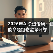 2026年AI杀进考场:智能命题组卷监考评卷,是福是祸?(图4) 2026年AI杀进考场:智能命题组卷监考评卷,是福是祸?(图4)