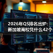 2026年QS排名出炉:新加坡高校凭什么42个学科冲进全球前十?(图2) 2026年QS排名出炉:新加坡高校凭什么42个学科冲进全球前十?(图2)