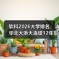 软科2026大学排名:清华北大浙大连续12年前三,然后呢?(图4) 软科2026大学排名:清华北大浙大连续12年前三,然后呢?(图4)