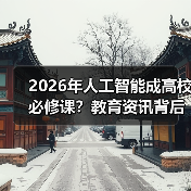 2026年人工智能成高校必修课？教育资讯背后的三个真相（图3）