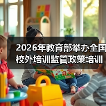 2026年教育部举办全国校外培训监管政策培训班，家长和机构都该知道什么（图2）