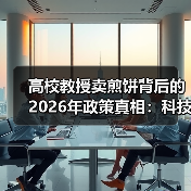 高校教授卖煎饼背后的2026年政策真相:科技成果转化尽职免责机制来了(图4) 高校教授卖煎饼背后的2026年政策真相:科技成果转化尽职免责机制来了(图4)